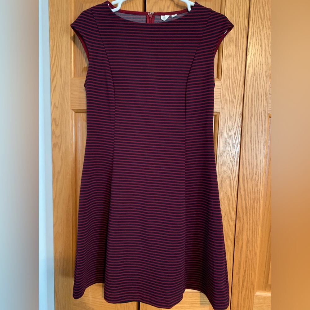 Navy and red striped Gap dress